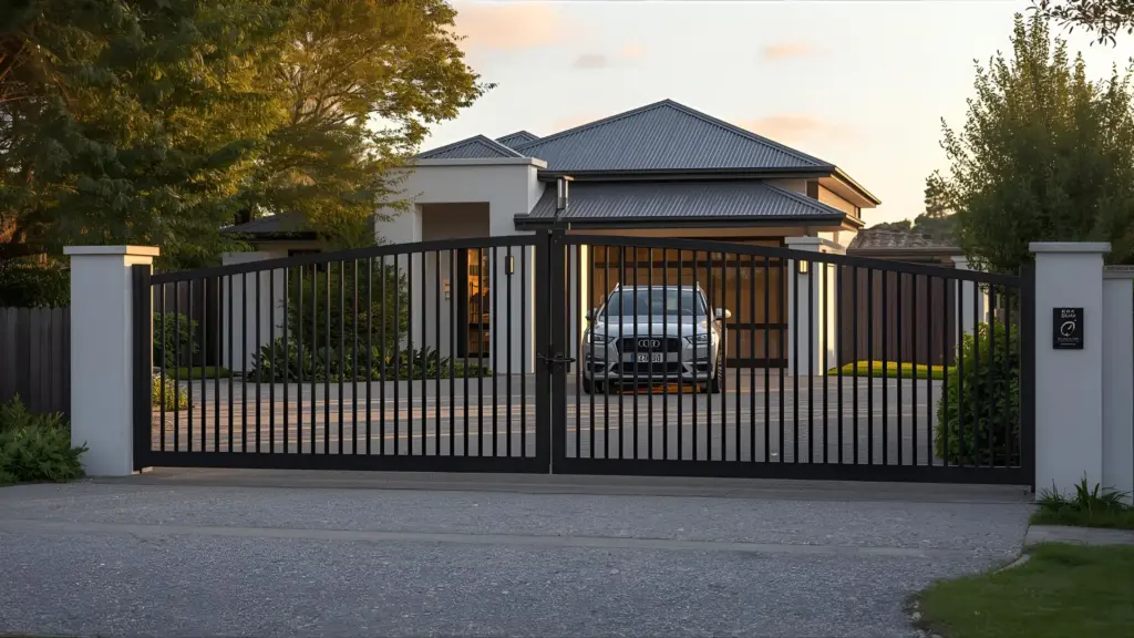 Automatic sliding driveway gate installed in Evans Head— Express Gates