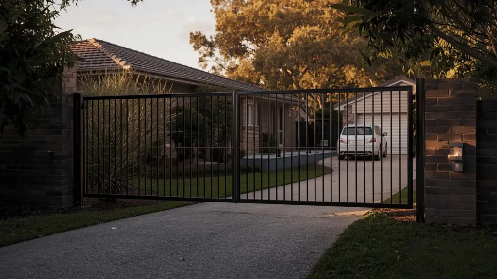 Automatic sliding driveway gate installed in Robina— Express Gates