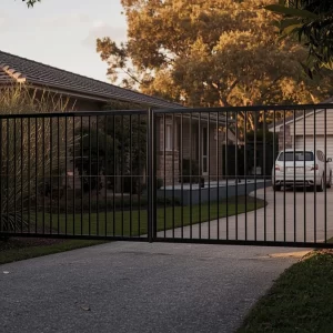 Automatic sliding driveway gate installed in Robina— Express Gates