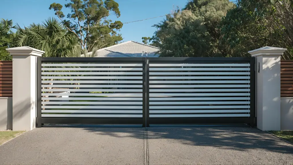 Automatic sliding driveway gate installed in Tweed Heads— Express Gates