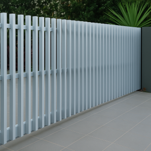 Vertical Batten Driveway Gate Design